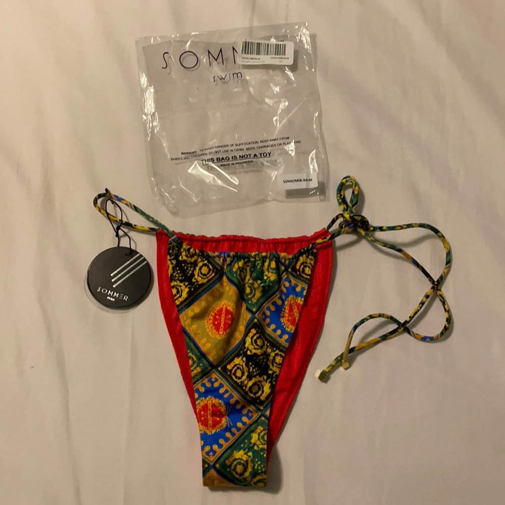 NWT Sommer Swim Naomi Baroque bottoms size M